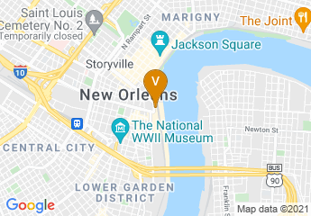map of Four Seasons Hotel New Orleans
