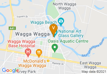 map of Wagga Wagga City Council