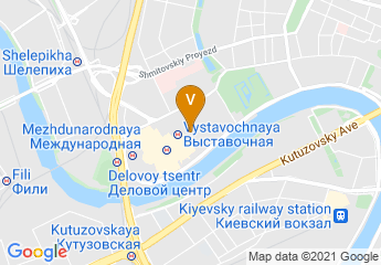 map of Moscow Expo Center