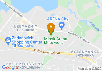 map of Minsk-Arena