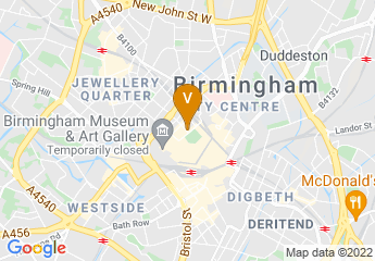 map of The Grand Hotel Birmingham