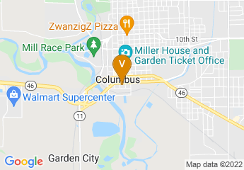 map of Columbus City Hall