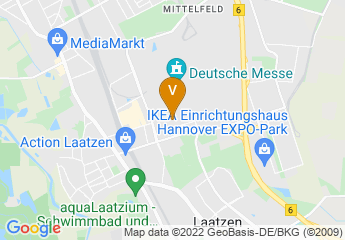 map of Messe Hannover, Hall 13