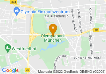 map of Olympiapark München