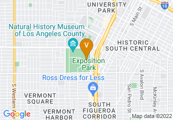 map of California Science Center