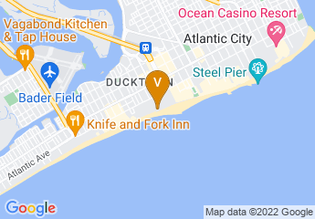 map of Atlantic City Boardwalk