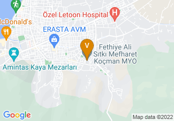 map of Fethiye Ali Sıtkı Mefharet Koçman MYO