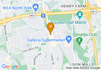 map of YMG - York Mills Gallery