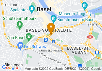map of Movenpick Hotel Basel