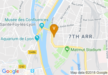 map of Halle Tony Garnier