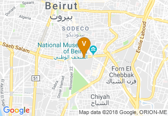 map of Beirut Hippodrome