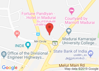 map of Fortune Pandiyan - Hotel in Madurai