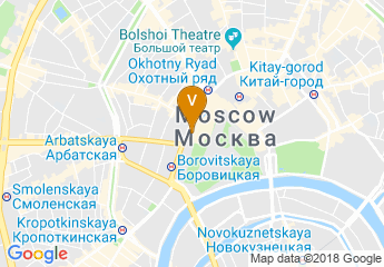 map of Moscow Manege