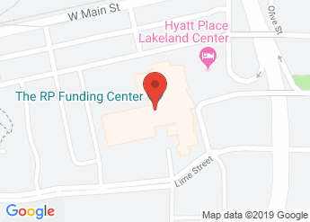 map of The Lakeland Center
