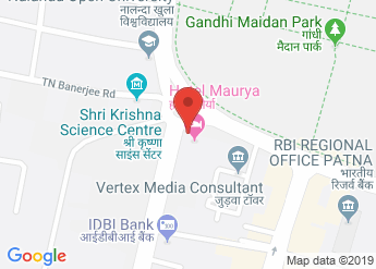 map of Hotel Maurya