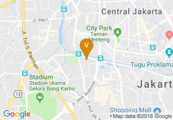 map of Shangri-La Hotel, Jakarta