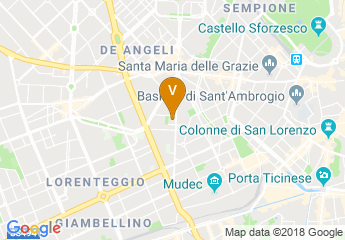 map of Milan Marriott Hotel
