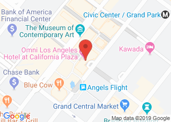 map of Omni Los Angeles Hotel at California Plaza