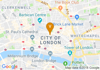 map of The Institute of Chartered Accountants in England and Wales