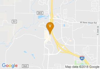 map of John Q. Hammons Center