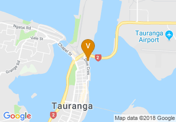 map of Trinity Wharf Tauranga