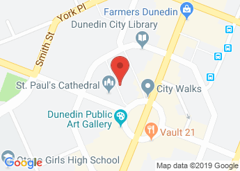 map of The Dunedin Centre