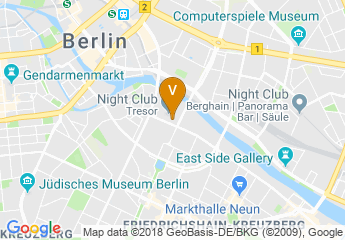 map of Kraftwerk Berlin