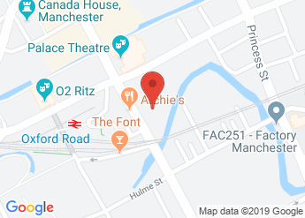 map of The Principal Manchester