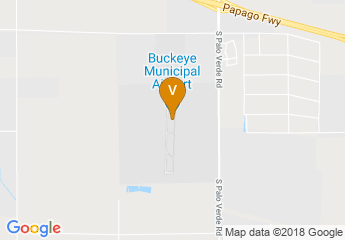 map of Buckeye Municipal Airport