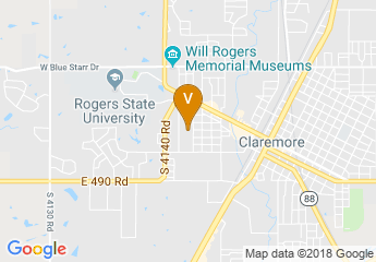 map of Claremore Expo Center