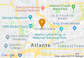 map of The Ritz-Carlton, Atlanta