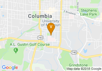 map of University of Missouri