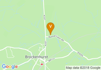 map of Balmer Lawn Hotel & Saltus Spa - Brockenhurst, New Forest
