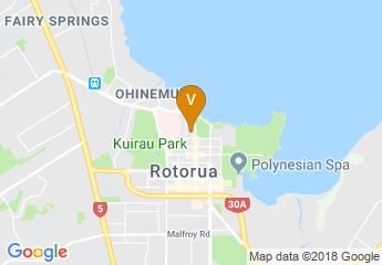 map of Novotel Rotorua Lakeside