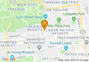 map of Jewish Community Center of San Francisco