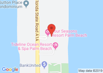 map of Four Seasons Resort Palm Beach