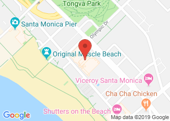 map of Loews Santa Monica Beach Hotel