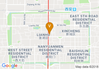 map of Ramada Xian Bell Tower