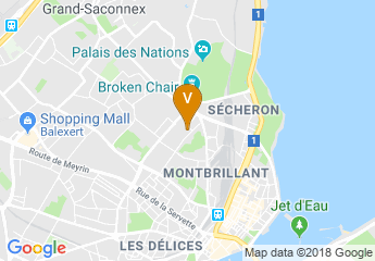 map of CiCG Geneva - Geneva international Conference Center