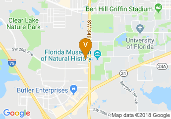 map of Hilton University Of Florida Conference Center Gainesville