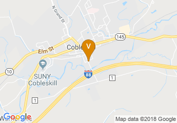 map of Schoharie County Sunshine Fair