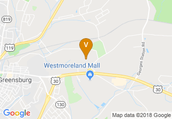 map of Ramada Greensburg Hotel and Conference Center