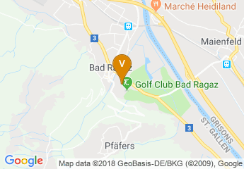 map of Grand Resort Bad Ragaz