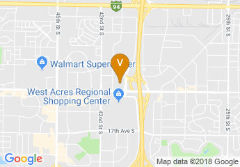 map of Holiday Inn Fargo