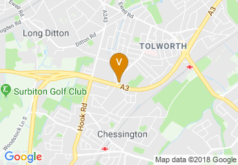map of Tolworth Recreation Centre