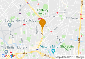 map of Islington Assembly Hall