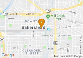 map of Rabobank Arena Theater and Convention Center