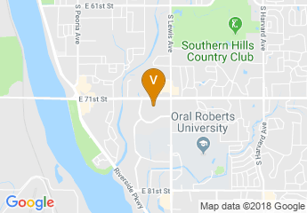 map of Marriott Tulsa Hotel Southern Hills