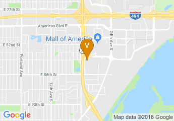 map of Best Western Plus Bloomington Hotel