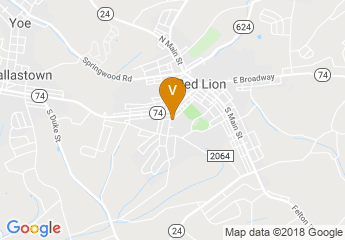 map of Red Lion Bed & Breakfast